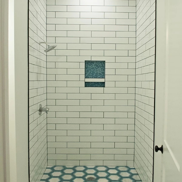 Tile shower
